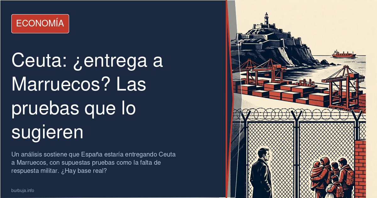 Frontera de Ceuta con Marruecos, donde se produce una entrada masiva de migrantes