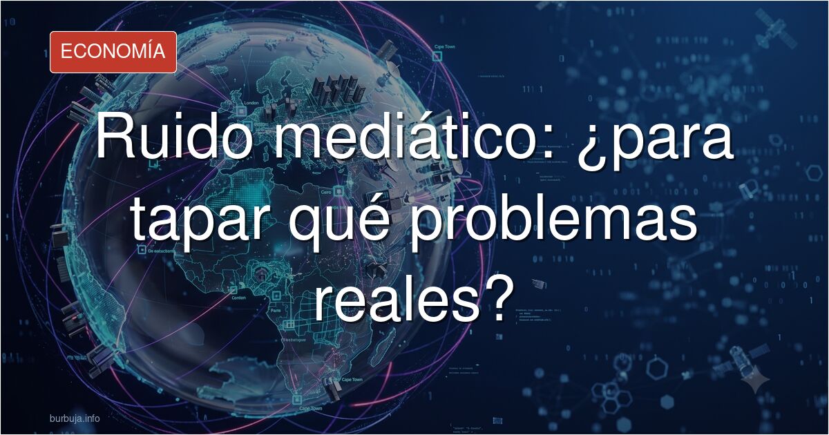 Toda la guano que nos salpica es para no hablar de salarios, vivienda , relaciones y desempleo los problemas reales