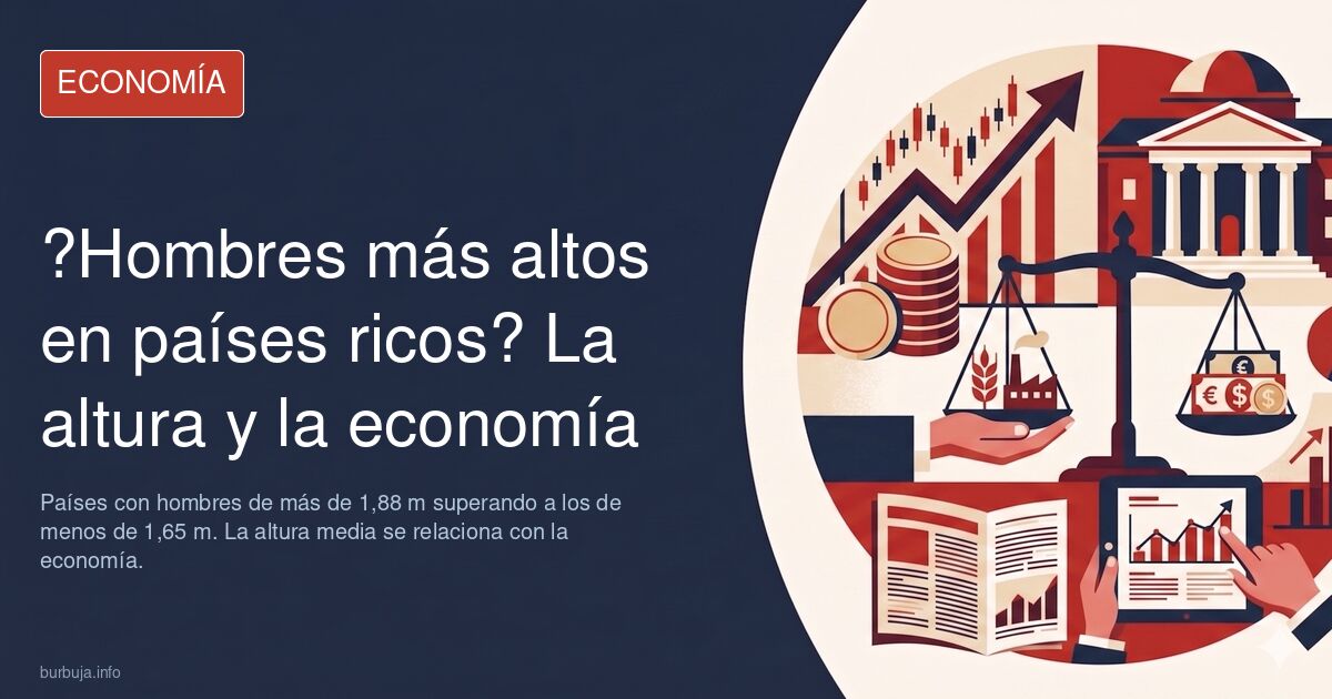 Países donde los hombres de más de 1,88 m superan en número a los hombres de menos de 1,65 m.