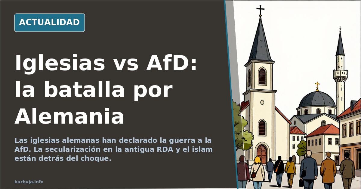 Iglesias cristianas en Alemania en el centro del debate político sobre la AfD