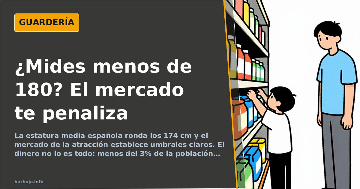 La altura como variable económica: el mercado de la atracción no perdona a los bajos