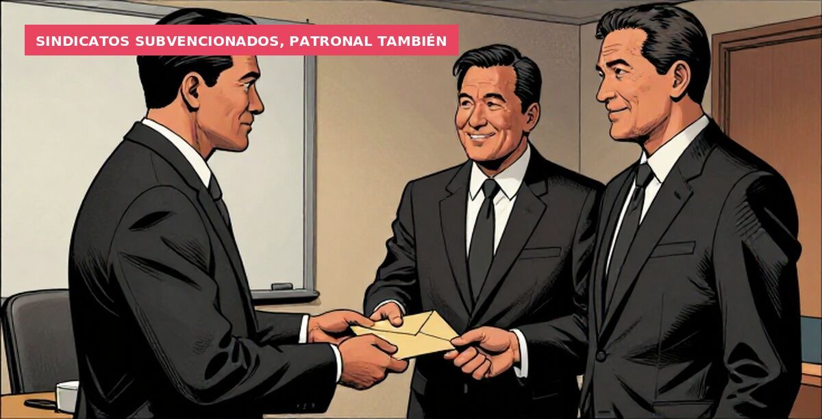 Sindicatos subvencionados, patronal también