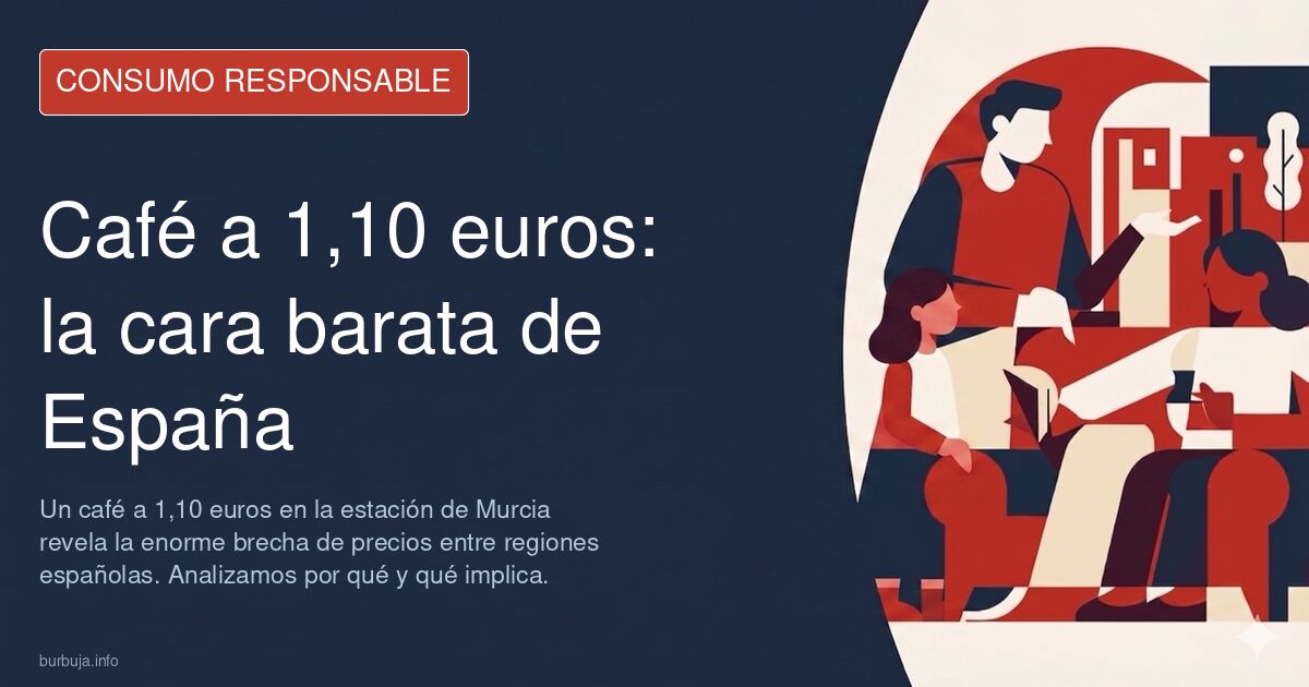 Barra de cafetería de estación de autobuses con un café solo servido y pizarra de precios baratos en Murcia