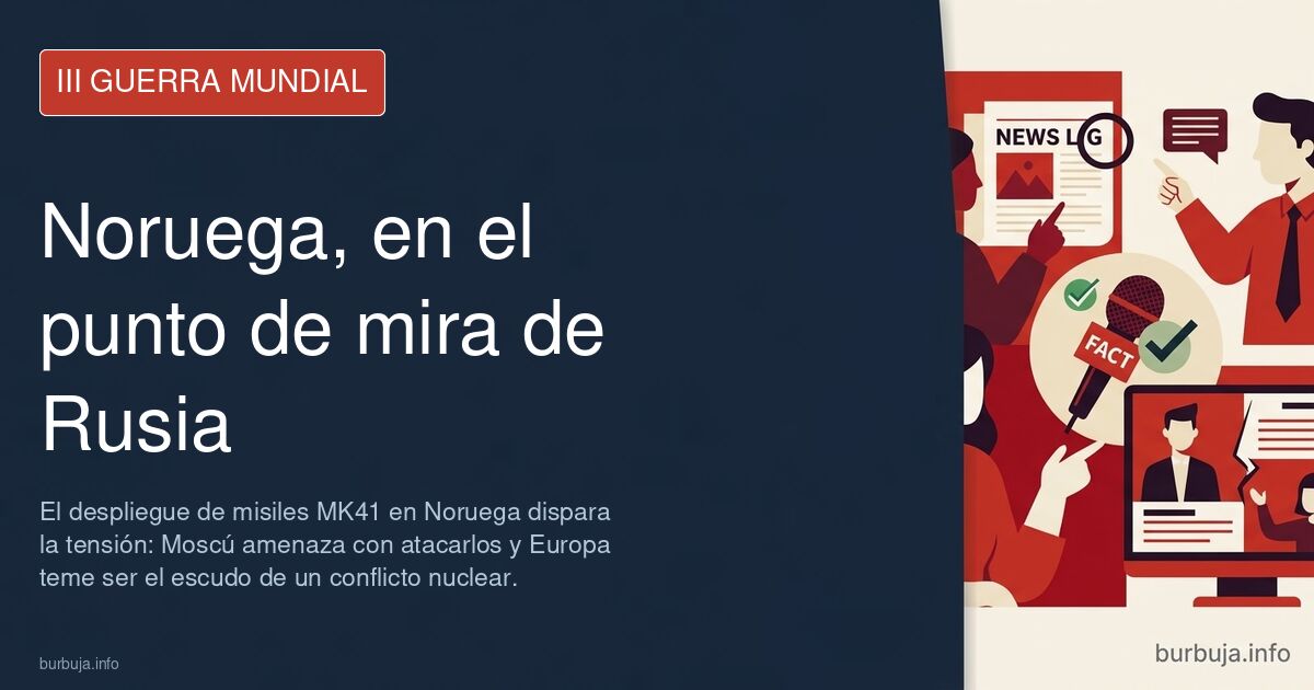 Lanzadores MK41 estadounidenses en Noruega en medio de la escalada militar de la OTAN con Rusia