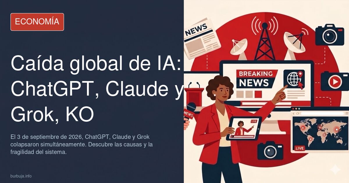 III Guerra Mundial y sus novedosas agresiones: La caída de la IA del 3 de septiembre: ChatGPT, Claude y Grok (SpaceX) se apagaron durante horas.