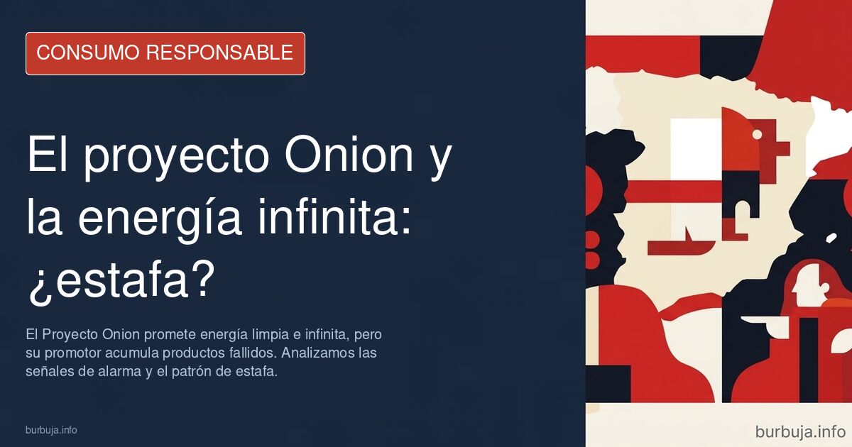 Ilustración de una fuente de energía infinita con signos de interrogación y dudas