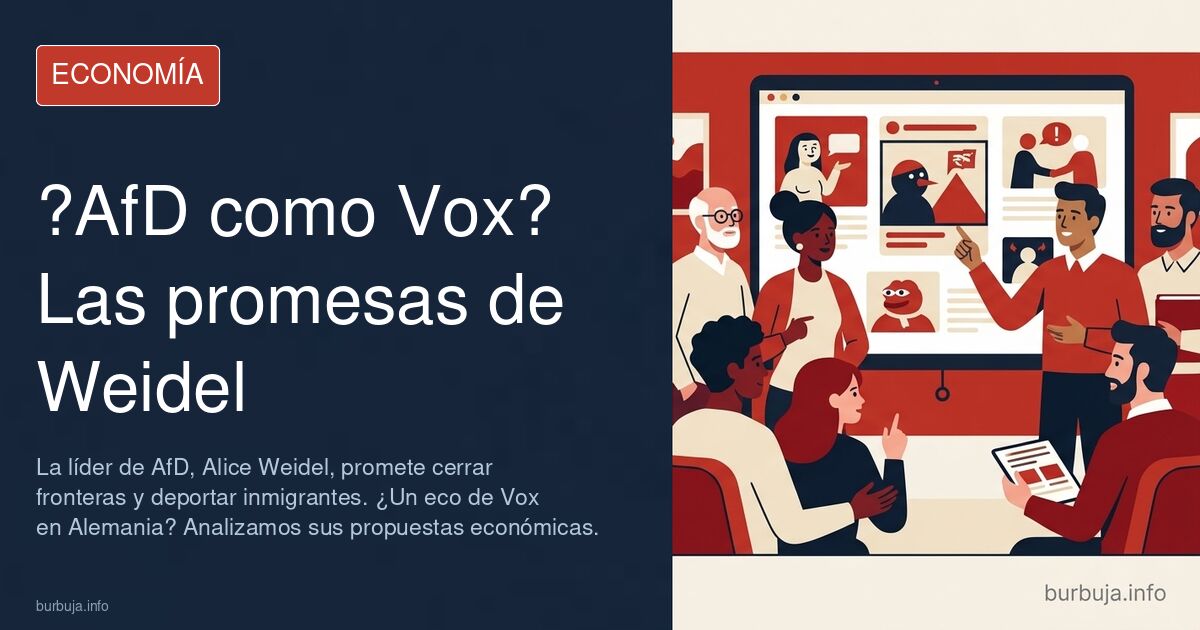 Es AfD una cochambre al estilo de VOX?. Discutamoslo porque tiene pinta.