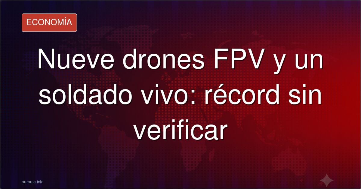 Soldado corriendo entre explosiones de drones FPV, imagen viral del récord de supervivencia en el frente
