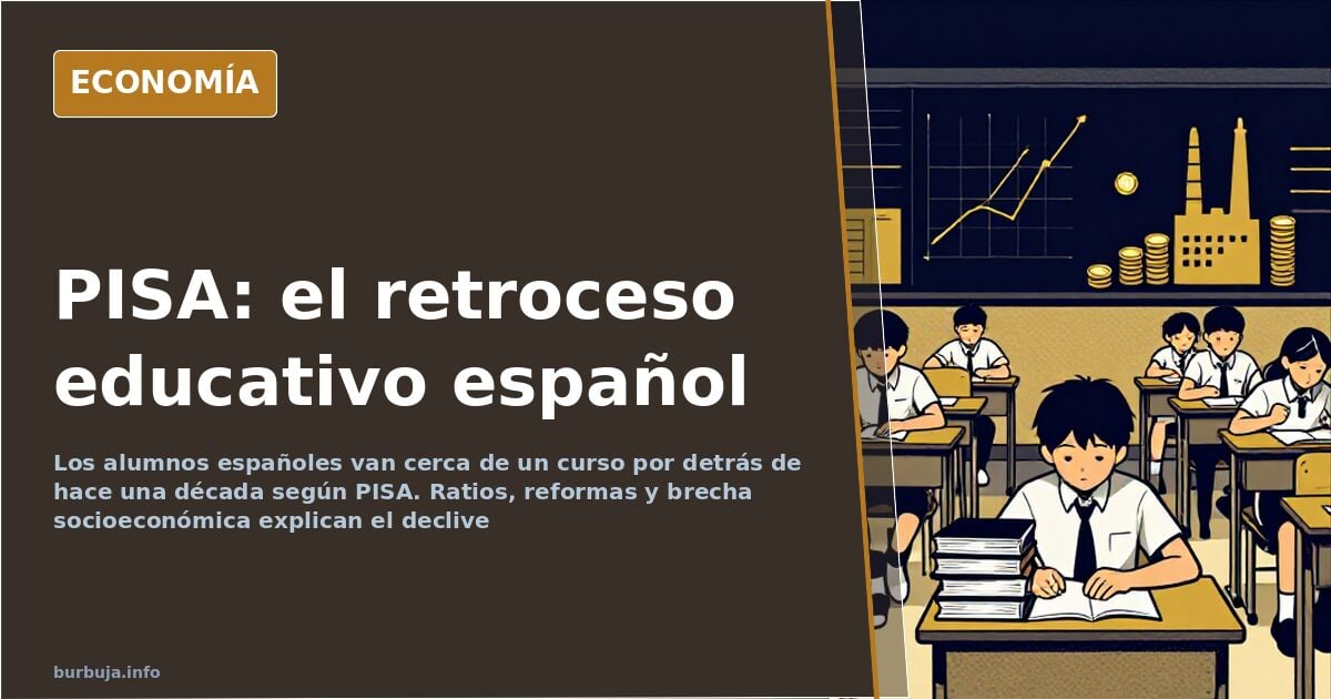 PISA: Spanish Students Lag Behind by a Decade