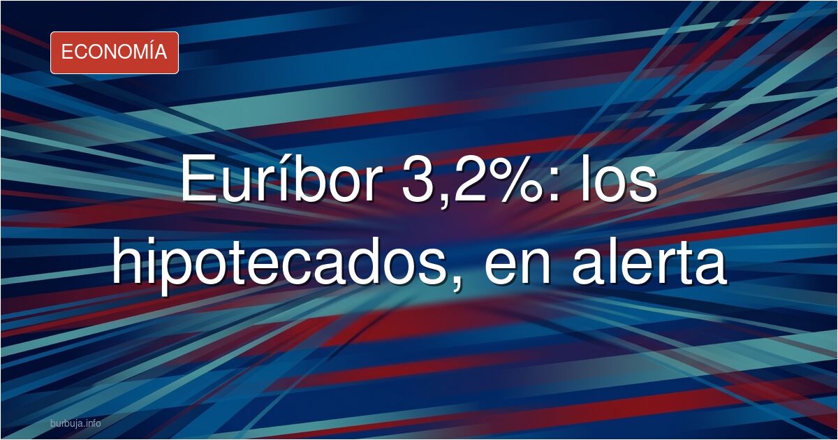 Euribor at 3.2%: Ceiling at 4% or Path to 5%?