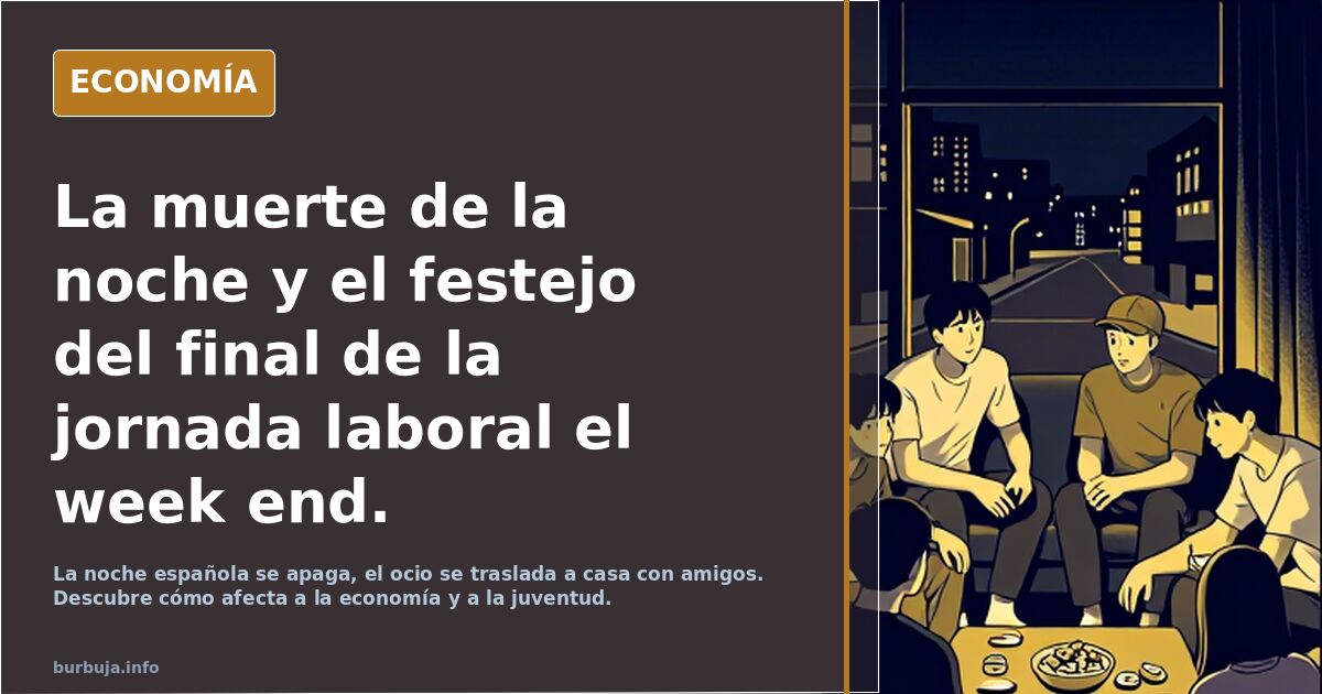 La muerte de la noche y el festejo del final de la jornada laboral el week end.