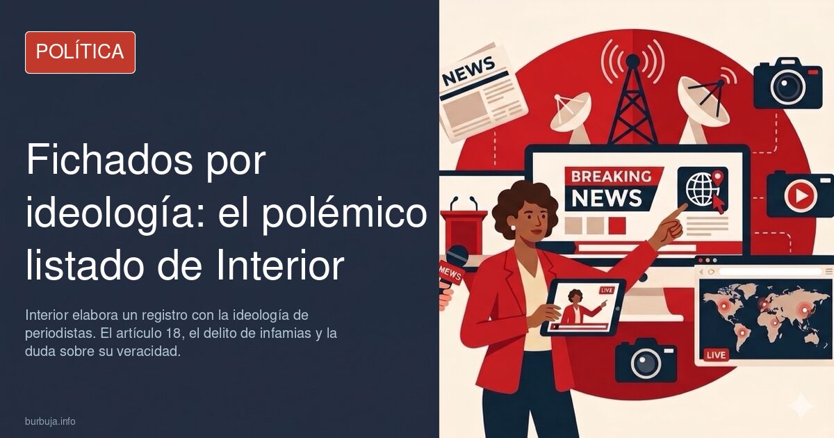 Interior Ministry labels journalists by ideology in registry