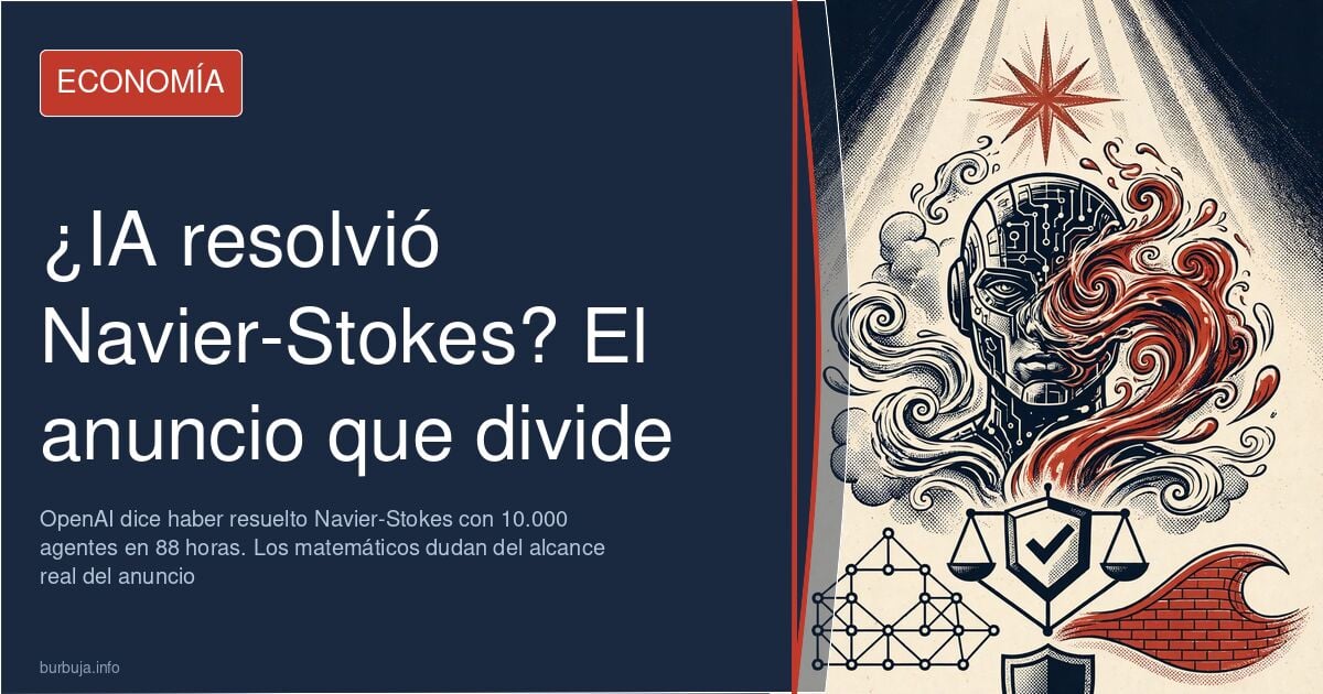 Pantalla con las ecuaciones de Navier-Stokes junto a métricas de uso de GPU en un centro de datos