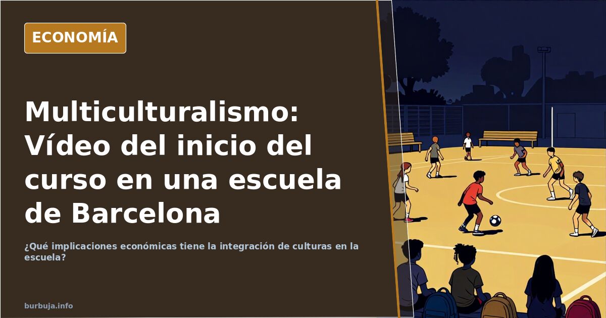 Multiculturalismo: Vídeo del inicio del curso en una escuela de Barcelona
