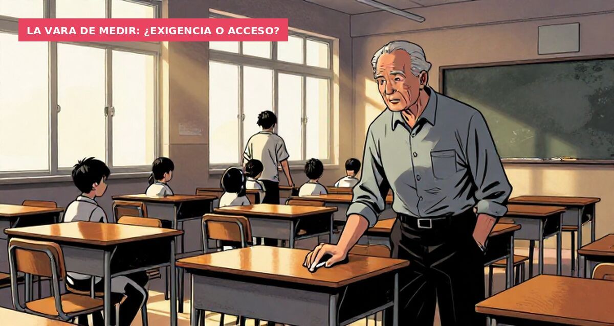 La vara de medir: ¿exigencia o acceso?
