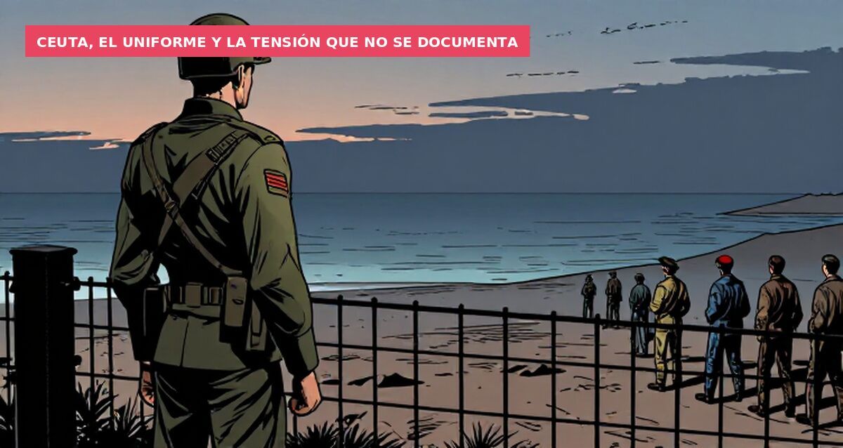 Ceuta, el uniforme y la tensión que no se documenta