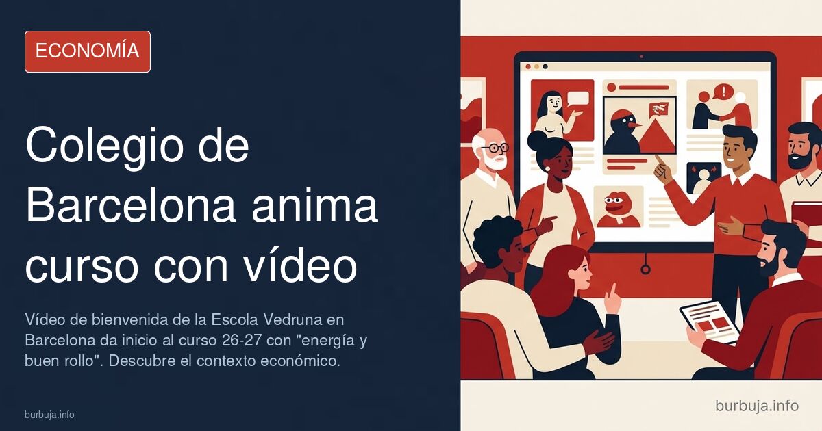 Primer día en un colegio de Barcelona. La imágenes hablan por si solas