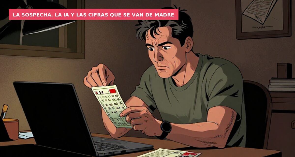 La sospecha, la IA y las cifras que se van de madre