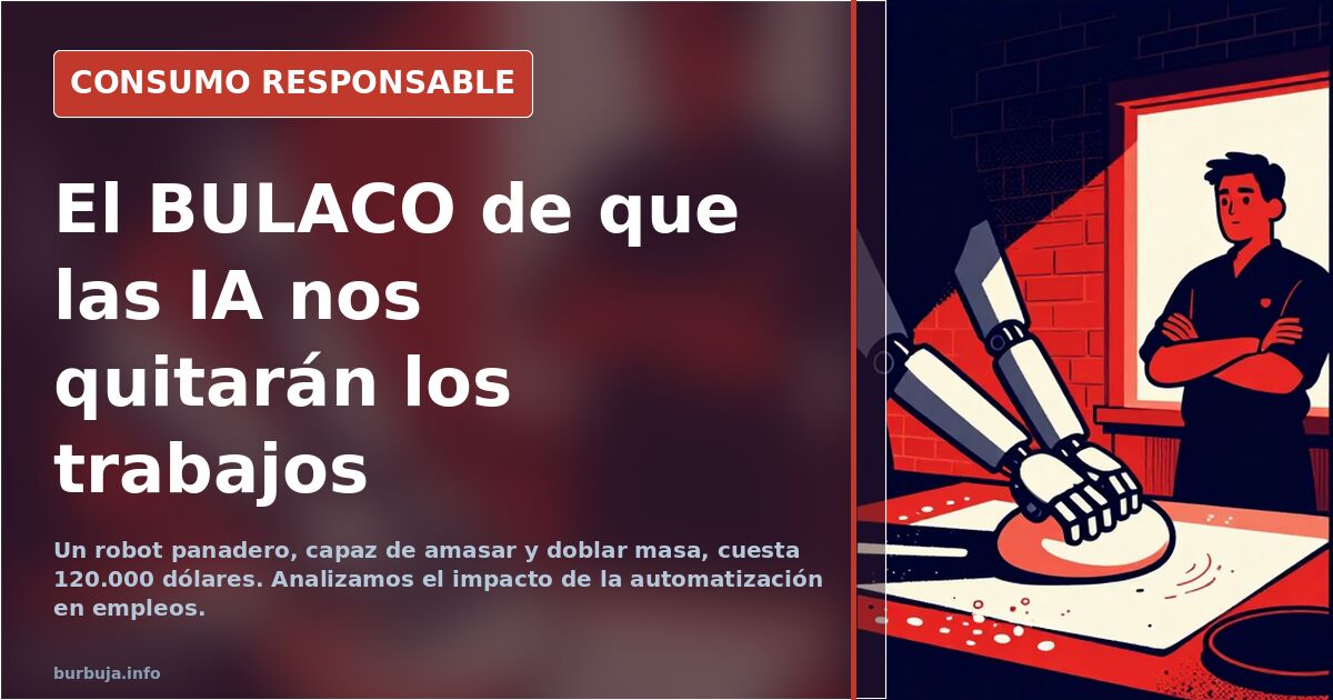 El BULACO de que las IA nos quitarán los trabajos
