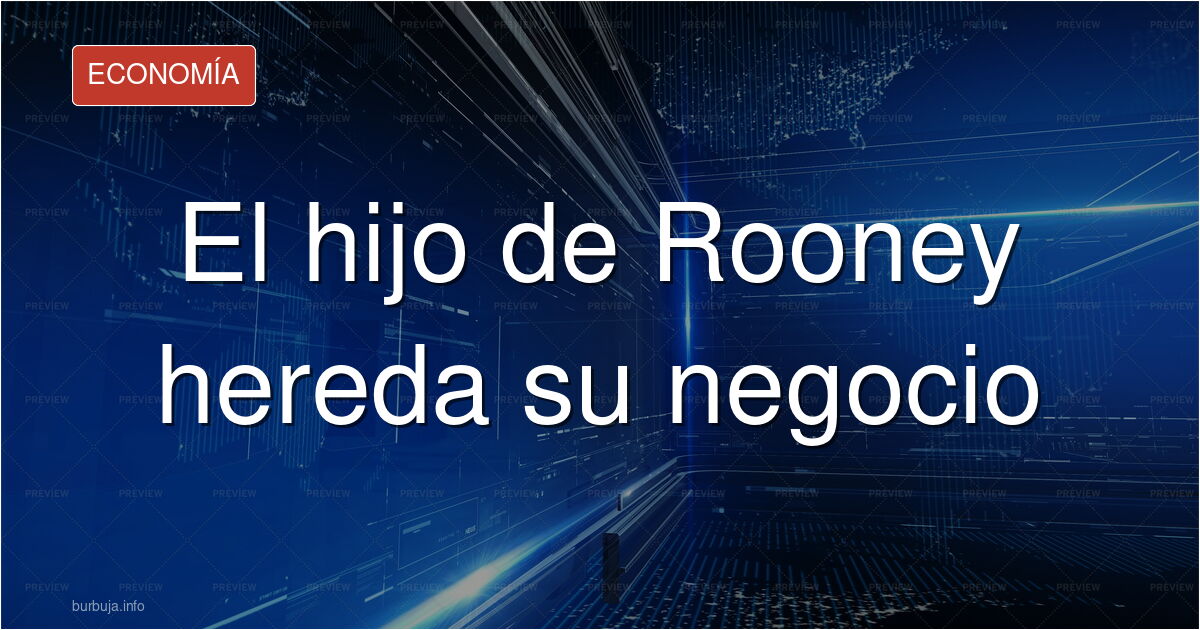El descendiente de Wayne rooney es un calco a su padre