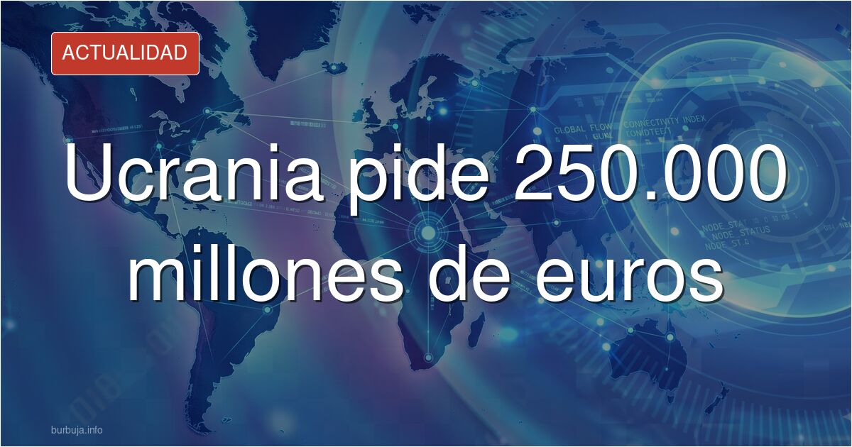 El acondroplásico de Ucrania pide otros 250.000 millones de Euros