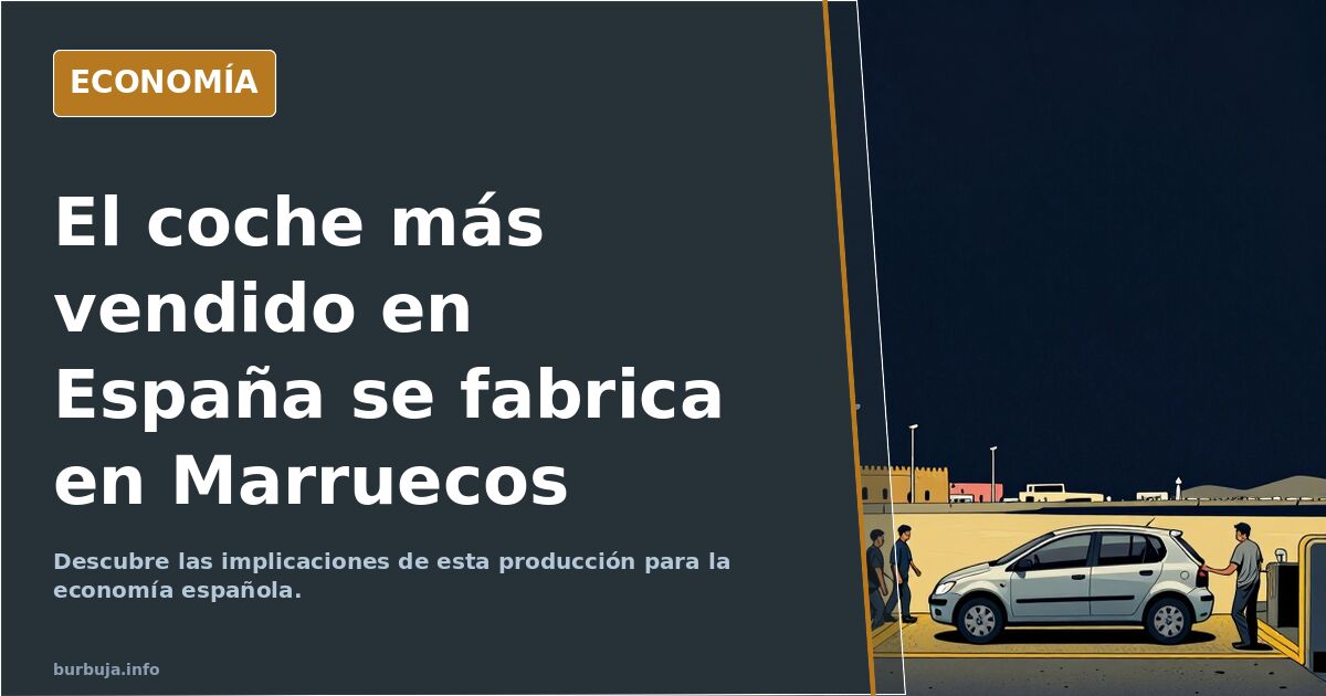 El coche más vendido en España se fabrica en Marruecos