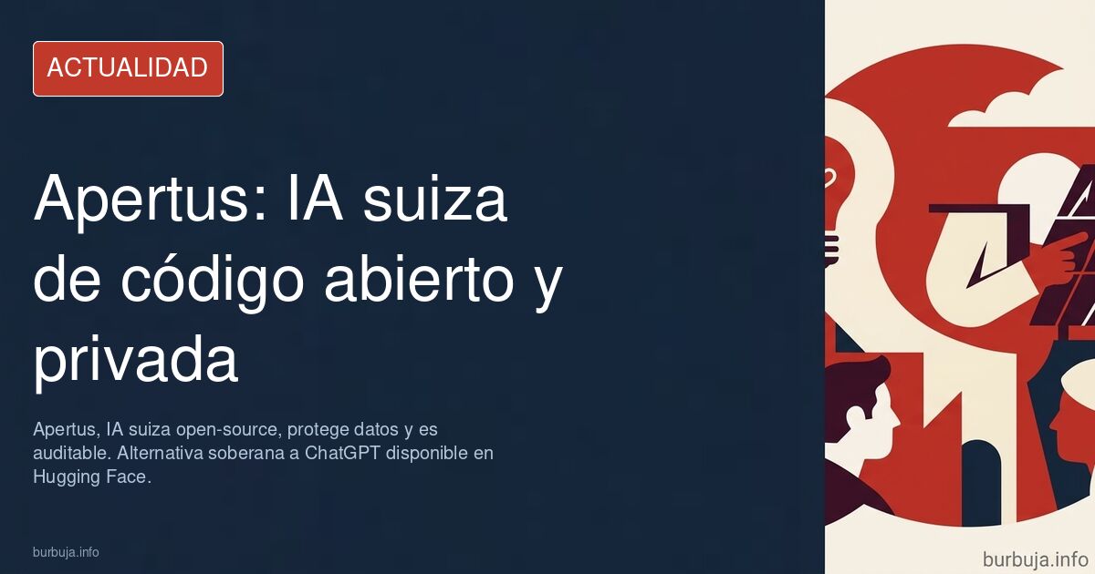 Apertus IA SUIZA CON PROTECCIÓN DE DATOS Y DE CODIGO ABIERTO