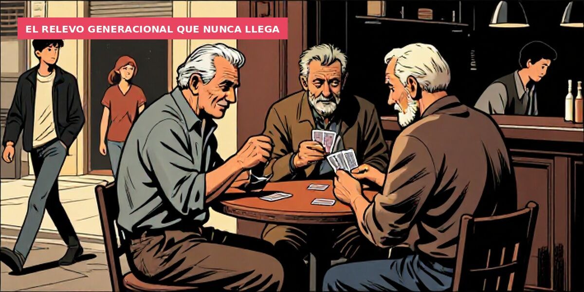 El relevo generacional que nunca llega