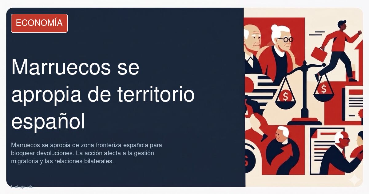 MARRUECOS roba territorio español para bloquear las devoluciones.
