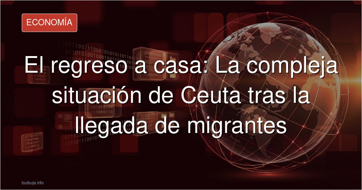 Calle de Ceuta tras las llegadas masivas de migrantes registradas los días 30 y 31 de julio