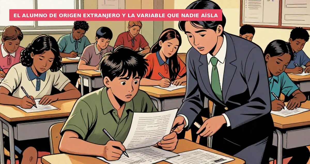 El alumno de origen extranjero y la variable que nadie aísla