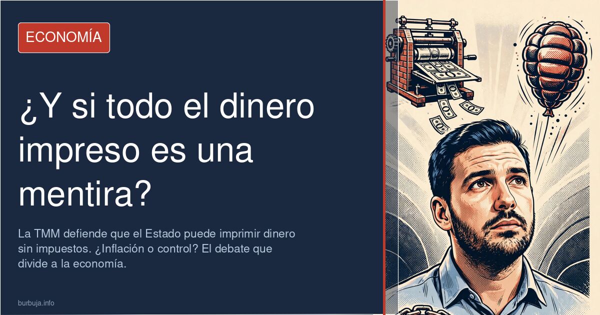 Billetes de euro junto a una calculadora, ilustración del debate sobre la Teoría Monetaria Moderna y la emisión de dinero