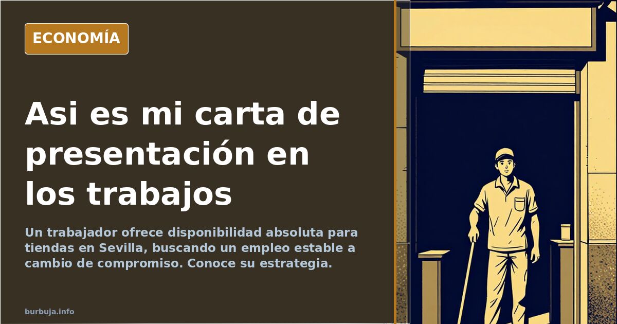 Asi es mi carta de presentación en los trabajos
