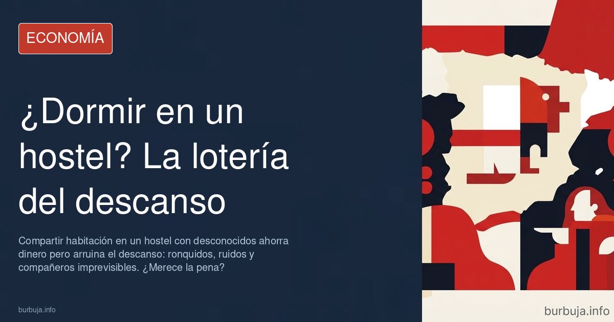 Literas de un hostal con habitación compartida de varias camas y mochilas de viajeros junto a cada plaza