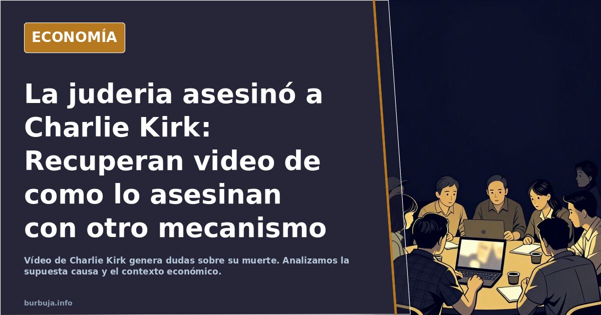 La ****ria asesinó a Charlie Kirk: Recuperan video de como lo asesinan con otro mecanismo que no es una bala