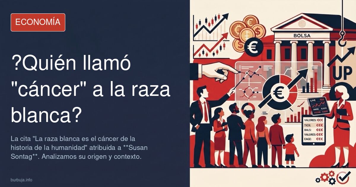 Quién dijo «La raza blanca es el cáncer de la historia de la humanidad
