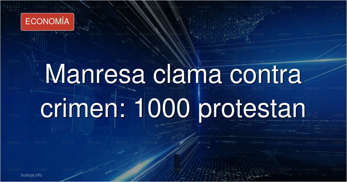 Última hora - + de 1000 personas se manifiestan en protesta del asesinato de Carles