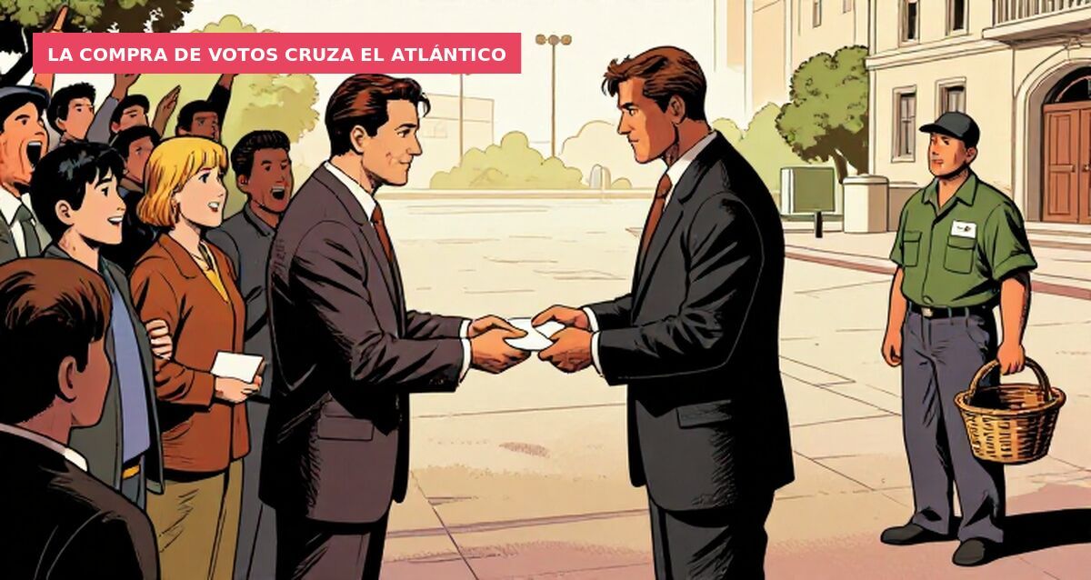 La compra de votos cruza el Atlántico