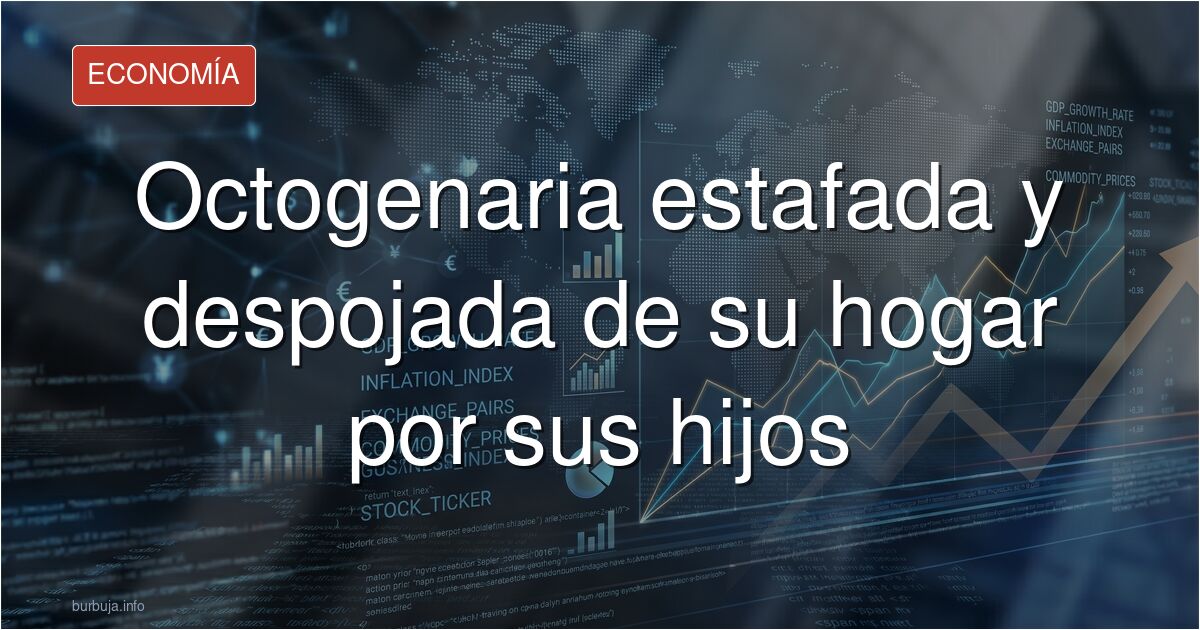 El desengaño familiar de la octogenaria Loli: "Ya decía el refrán eso de 'cría cuervos...'; un descendiente me ha okupado la casa y otra me ha engañado 350.00