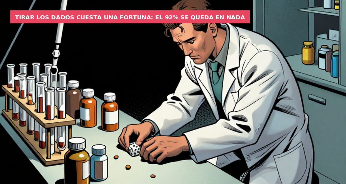 Tirar los dados cuesta una fortuna: el 92% se queda en nada