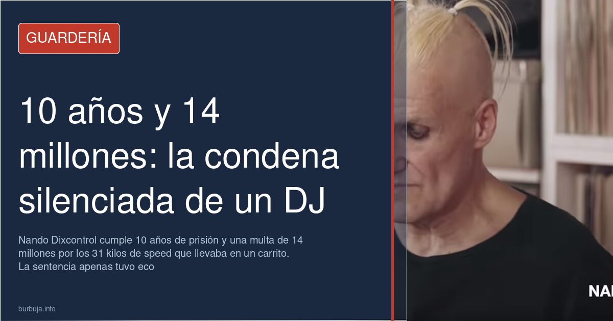 Platos de vinilo sobre una cabina de DJ junto a un carrito de la compra, imagen que ilustra la condena de Nando Dixcontrol