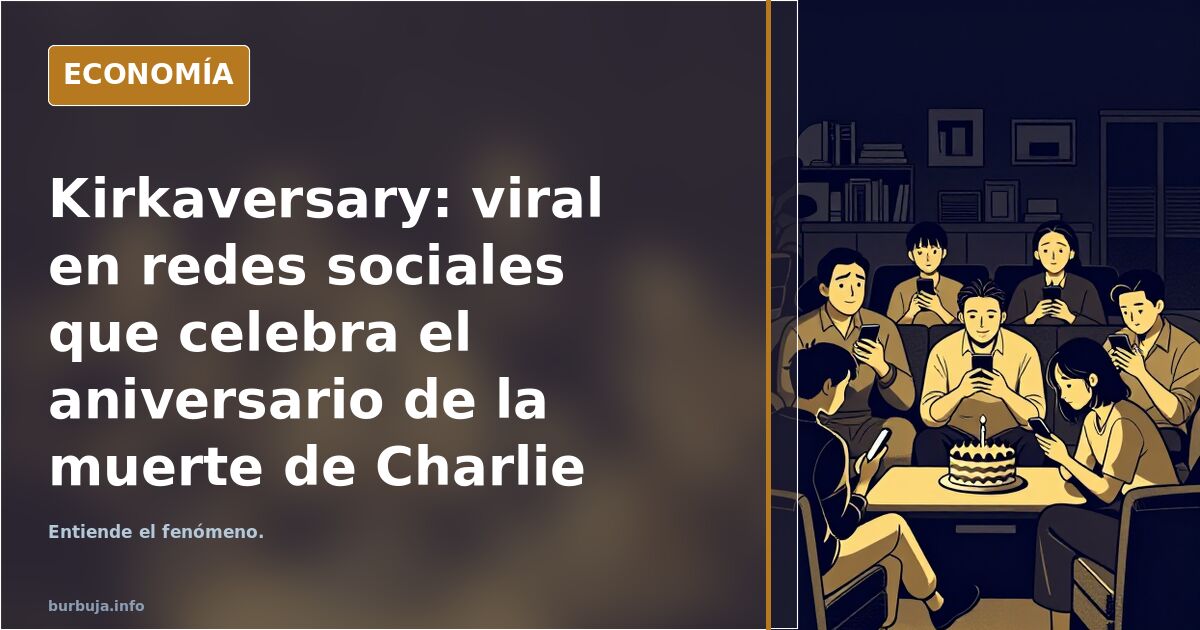 Kirkaversary: viral en redes sociales que celebra el aniversario de la muerte de Charlie Kirk