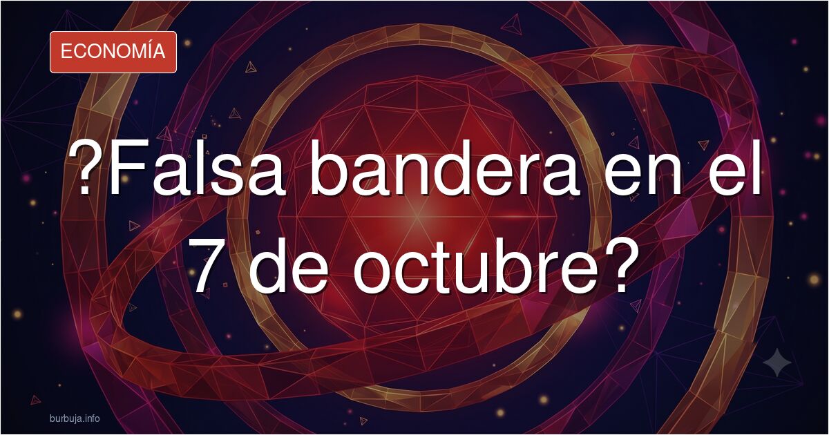 El ataque del 7 de Octubre fue una FALSA BANDERA israeli sobre su población (la misma con la que justifican el genocidio de Palestinos)