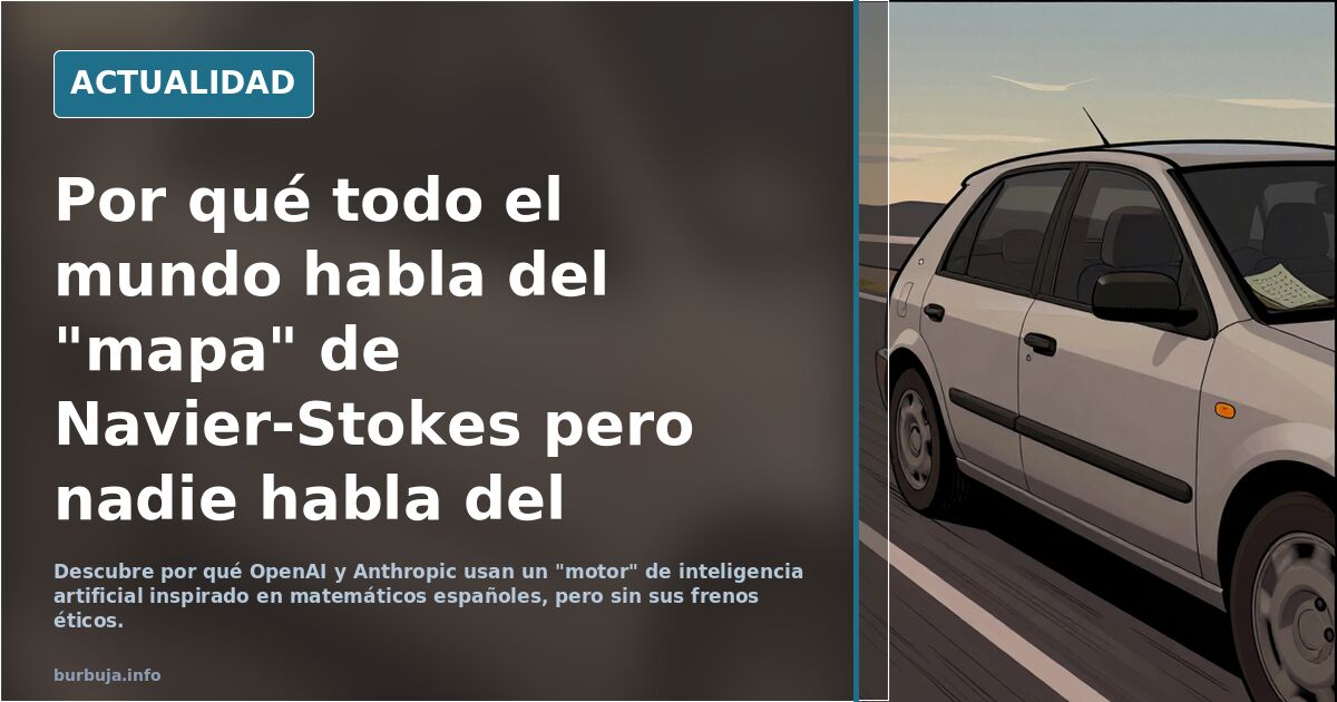Por qué todo el mundo habla del "mapa" de Navier-Stokes pero nadie habla del MOTOR que lo ejecutó?