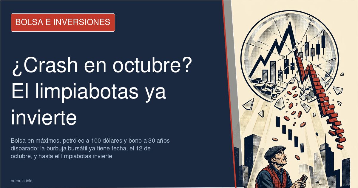 Gráfico bursátil en máximos junto a una app de inversión en el móvil, imagen de la burbuja bursátil y la llegada masiva de in