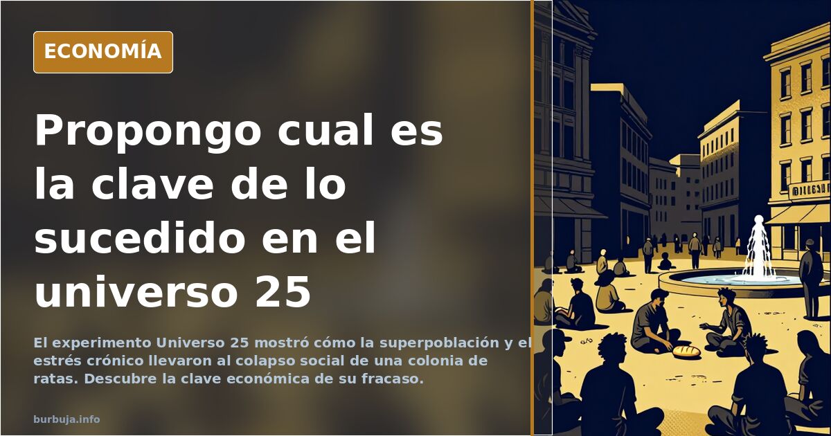 Propongo cual es la clave de lo sucedido en el universo 25