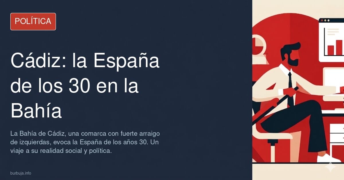 Sensación después de visitar la comarca más izquierdista de España (Bahía de Cádiz)