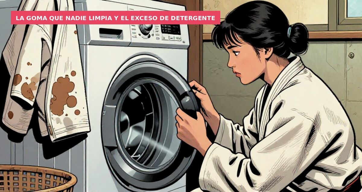 La goma que nadie limpia y el exceso de detergente