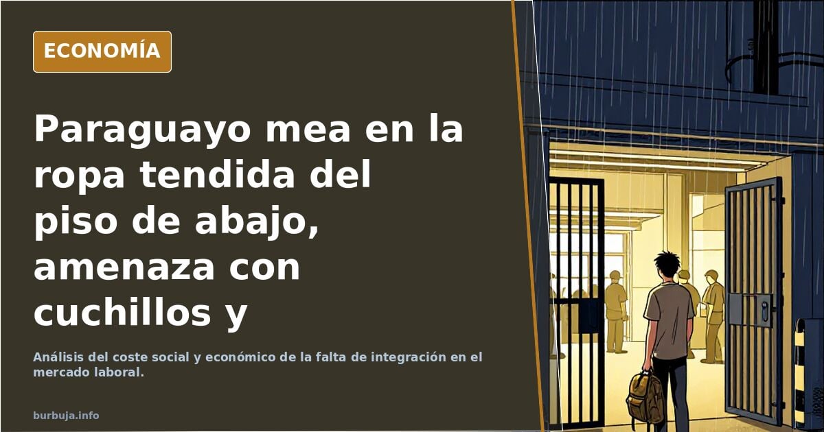 Vecino conflictivo: mea en la ropa tendida y amenaza con cuchillos