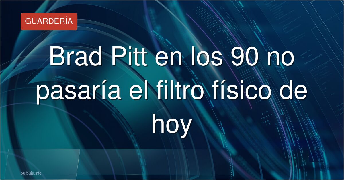 Fotograma del Brad Pitt de los años 90 con camiseta ajustada, el físico que hoy se calificaría como cuerpoescombro en redes